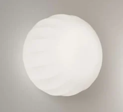 Applique murale, Lita, blanc, Ø14cm, H12cm, LED - LUCEPLAN