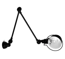 Applique*Jieldé Applique murale, Loft 2 bras, D4401, mat, Ø15cm, L80cm - noir