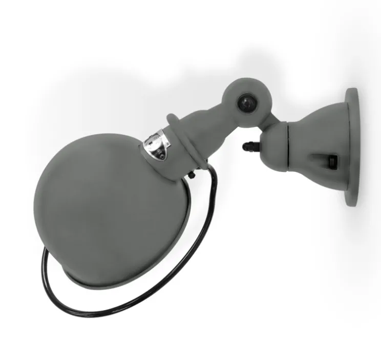 Applique murale, Loft D1000, gris souris mat, Ø15cm, P40cm - Jielde