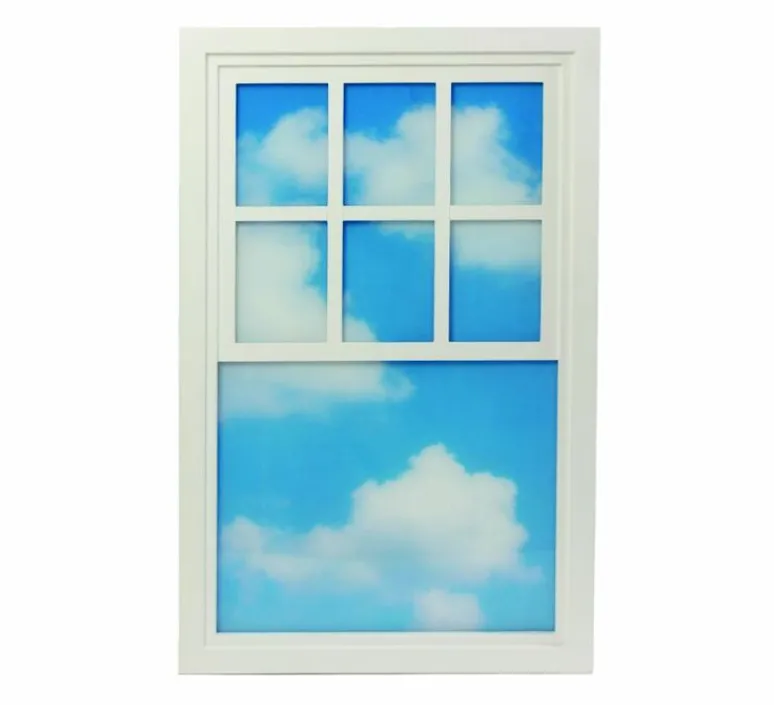 Applique*Seletti Applique murale, Loft Window, , L57cm, H90cm - bleu ciel