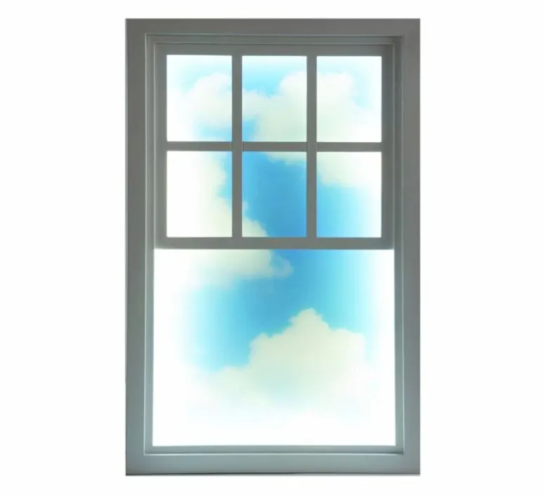 Applique*Seletti Applique murale, Loft Window, , L57cm, H90cm - bleu ciel