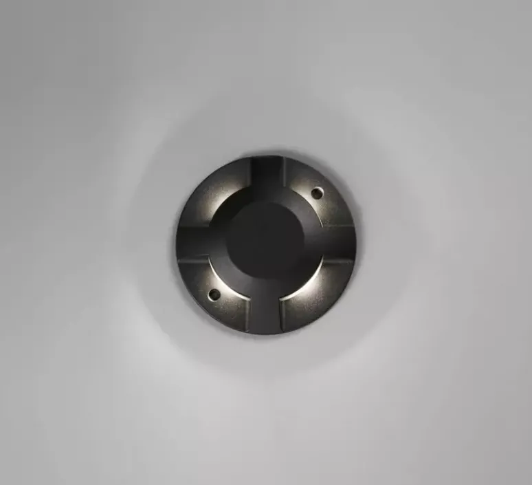 Applique*Faro Applique murale, Loth, 4L, , IP67, LED, 3000K, 472 lm, L20cm, H20cm - noir