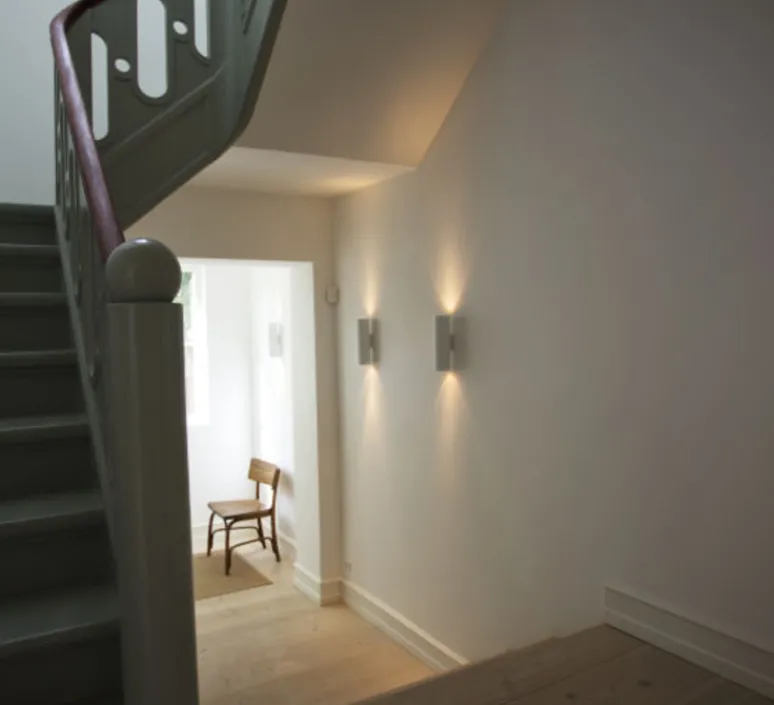 Applique*Modular Applique murale, Lotis tubed wall 2x, blanc et or, H27,5cm - noir et or