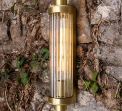 Applique*Mullan Lighting Applique murale, Louise, , Ø10cm, H47cm - laiton satiné