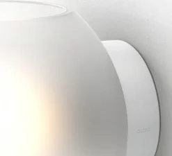 Applique murale, Luna, verre givré, L21cm, H17cm - Astro