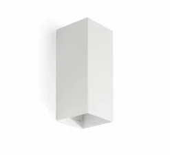 Applique*Faro Applique murale, Lune 2L, lisse, , L8cm, H15,5cm - blanc