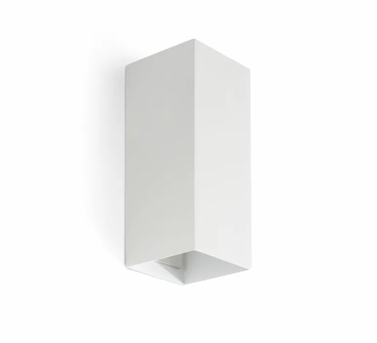 Applique*Faro Applique murale, Lune 2L, lisse, , L8cm, H15,5cm - blanc