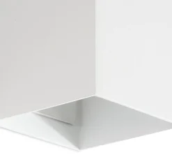 Applique*Faro Applique murale, Lune 2L, lisse, , L8cm, H15,5cm - blanc