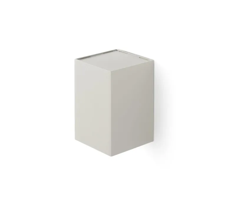 Applique*Faro Applique murale, Lune 1L, lisse, , L8cm, H10cm - gris