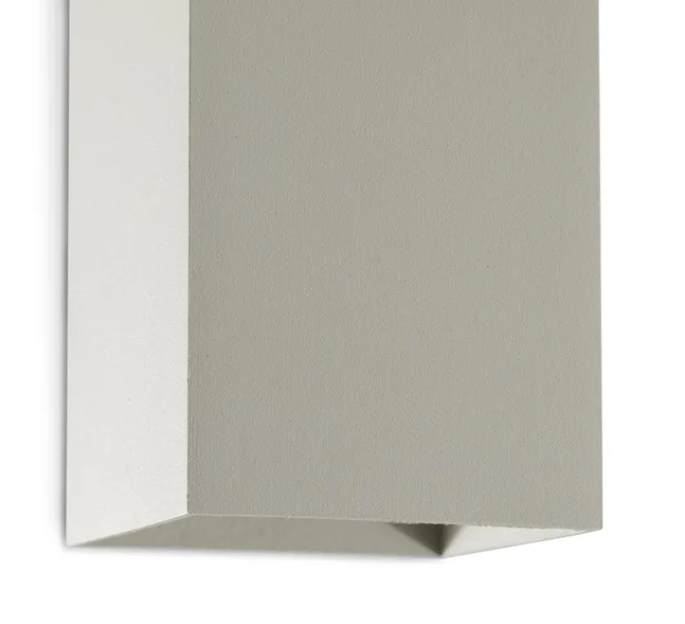 Applique*Faro Applique murale, Lune 1L, lisse, , L8cm, H10cm - gris