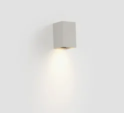 Applique*Faro Applique murale, Lune 1L, lisse, , L8cm, H10cm - blanc