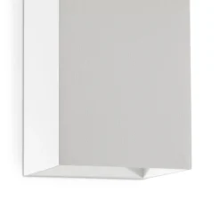 Applique*Faro Applique murale, Lune 1L, lisse, , L8cm, H10cm - blanc