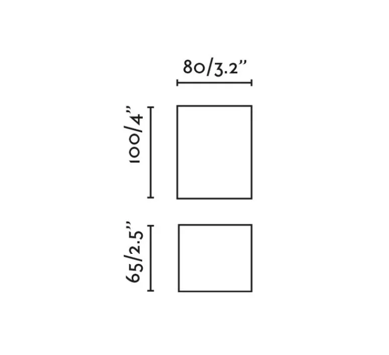 Applique*Faro Applique murale, Lune 1L, lisse, , L8cm, H10cm - blanc