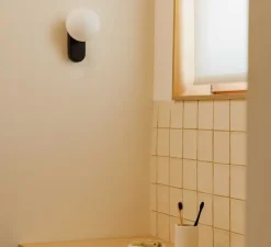 Applique*Faro Applique murale, Mabe, , IP44, LED, 3000K, 503 lm, L12cm, H19cm - noir