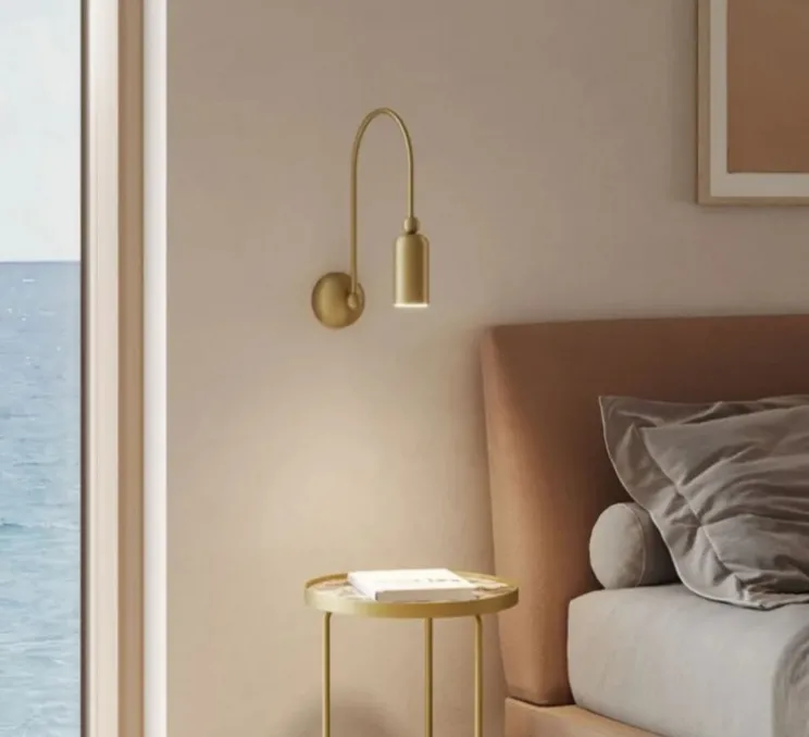 Applique murale, Madame 288.10.ME, laiton, L6cm, H41,5cm - Il Fanale