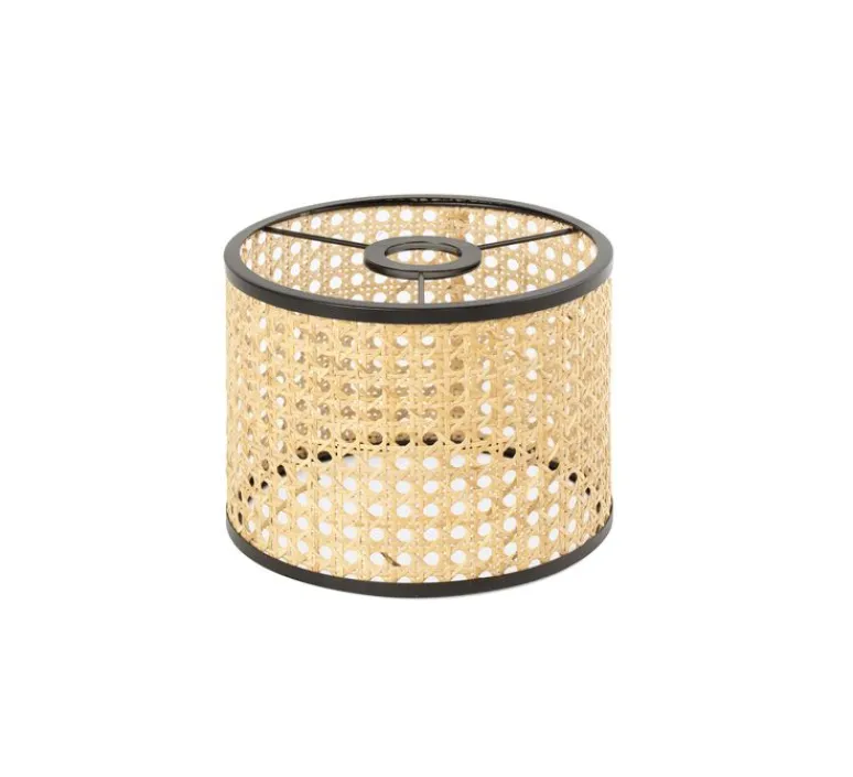 Applique*Faro Applique murale, Mambo, liseuse, noir, rotin, cannage, LED, 3000K, 280lm, Ø21cm, H15,9cm - blanc, rotin, cannage