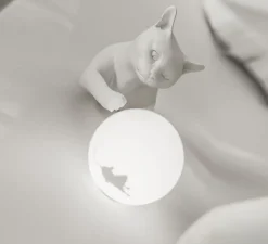 Applique*Karman Applique murale, Maoo, , L15cm, H30cm - blanc mat, verre givré