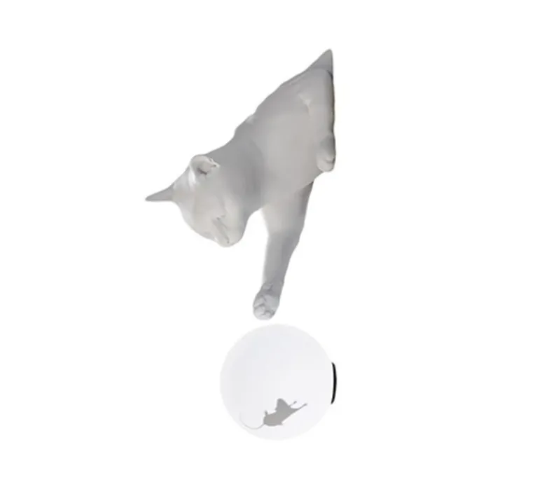 Applique*Karman Applique murale, Maoo, , L15cm, H30cm - blanc mat, verre givré