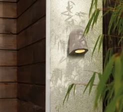 Applique murale, Mast Light, béton mat, IP44, Ø8,9cm, H13,7cm - Astro