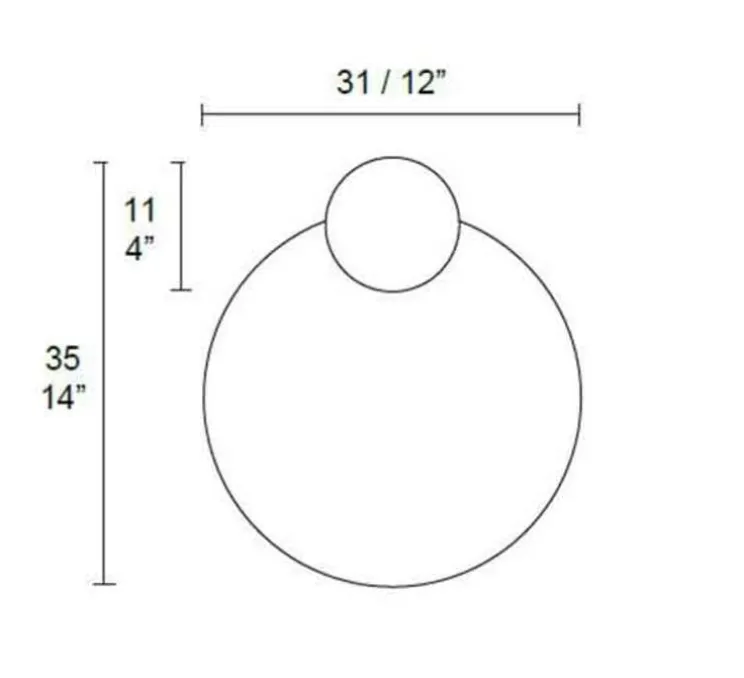 Applique murale, Mata, Cristal, marbre marquina , LED, 3000K, 808 lm, Ø35cm, H31cm - MM Lampadari