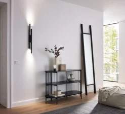 Applique*Wever&Ducré Applique murale, Match 4.0, , LED, dim, 2700K, 1540 lm, L5,4cm, H72cm - noir