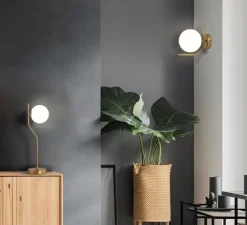 Applique*ACB Applique murale, Maui, , IP44, L15cm, H20,7cm - or