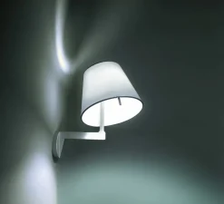 Applique murale, Melampo, gris, L23cm, H35cm, 2800K, 468lm - Artemide