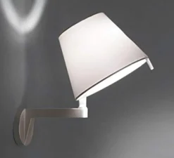 Applique murale, Melampo, gris, L23cm, H35cm, 2800K, 468lm - Artemide