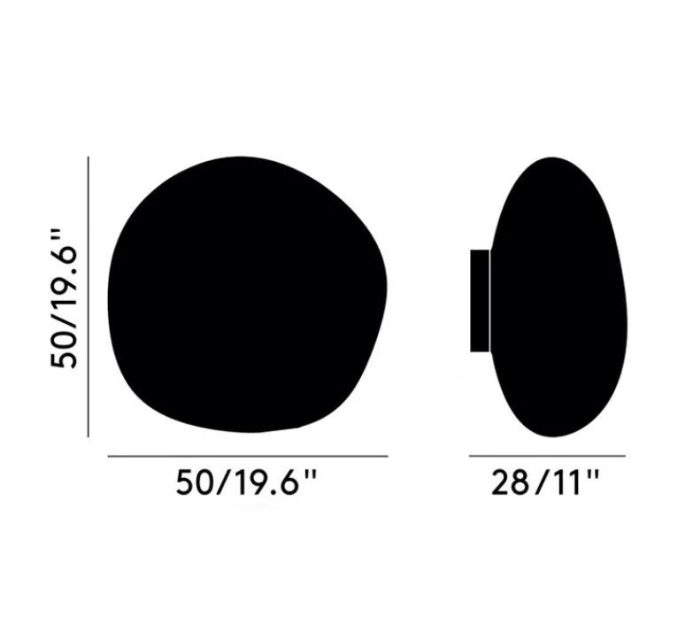 Applique*Tom Dixon Applique murale, Melt, , LED, 3000K, 800lm, L50cm, H50cm - cuivre