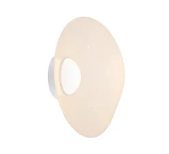 Applique murale, Melt, opal, argent, LED, dim, 3000K, 800 lm, Ø28cm, H50cm - Tom Dixon