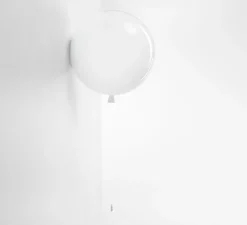 Applique murale, Memory 400, blanc brillant, Ø40cm, H41,5cm - Brokis