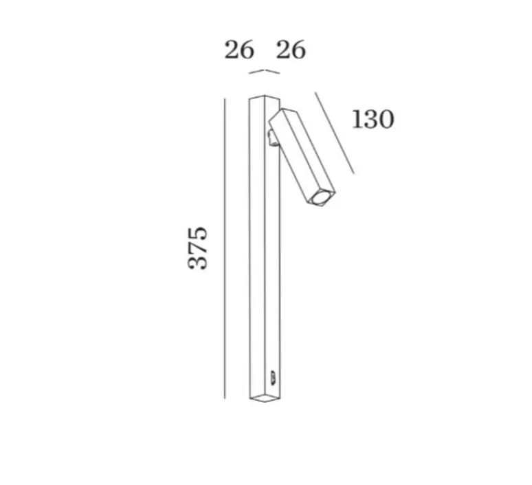 Applique*Wever&Ducré Applique murale, Mick Snooze 1.0, , LED, 3000K, 205lm, L15,6cm, H37,5cm - Wever & Ducré noir, or