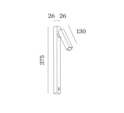 Applique*Wever&Ducré Applique murale, Mick Snooze 1.0, , LED, 2700K, 190lm, L15,6cm, H37,5cm - Wever & Ducré noir et or