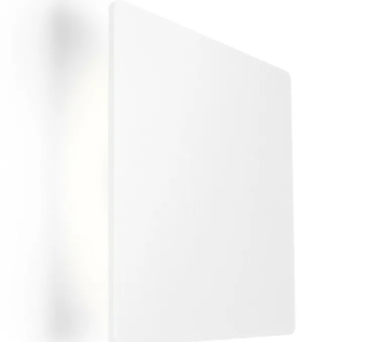 Applique murale, Miles 3.0 carré, blanc, LED, dim, 3000K, 530 lm, L30cm, H30cm - Wever&Ducré