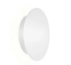 Applique*Wever&Ducré Applique murale, Miles 2.0 round, , LED, dim, 2700K, 515 lm, L19cm, H19cm - blanc mat