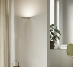 Applique*Luceplan Applique murale, Millimetro, , LED, dim, 2700K, 1427 lm, Ø25cm, H3cm - argent