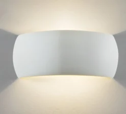 Applique murale, Milo, blanc céramique, L31cm, H13cm - Astro