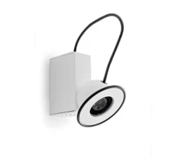 Applique*Stilnovo Applique murale, Minibox, , LED, dim, 3000K, 640 lm, Ø10,3cm, H15cm - blanc