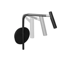 Applique murale, MiniSpot, noir, LED, 3000K, 260 lm, L4cm, H26cm - Alma light