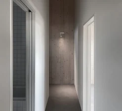 Applique murale, Mira, blanc mat, LED, dim PUSH, 2700K, 352lm, L16,5cm, H18,3cm - Davide Groppi