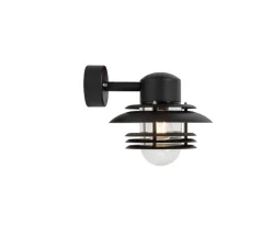 Applique*Belid Applique murale, Mira, , IP23, Ø23,9cm, H23,5cm - noir texturé