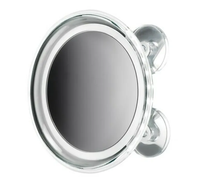 Applique*Decor Walther Applique murale, MIROIR COSMÉTIQUE BS 18 TOUCH AVEC VENTOUSES, , LED, 6000K, 250 lm, Ø6,5cm, H20cm - chrome