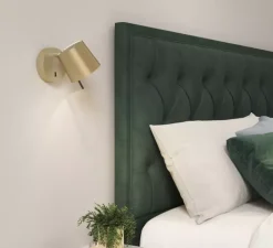 Applique*Astro Applique murale, Miura, base , abat-jour , LED, 2700k, 367 lm, L11cm, H14,9cm - laiton