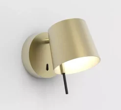 Applique*Astro Applique murale, Miura, base , abat-jour , LED, 2700k, 367 lm, L11cm, H14,9cm - laiton