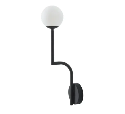 Applique murale, Mobil 46, noir, en saillie, L15cm, H45cm - PHOLC
