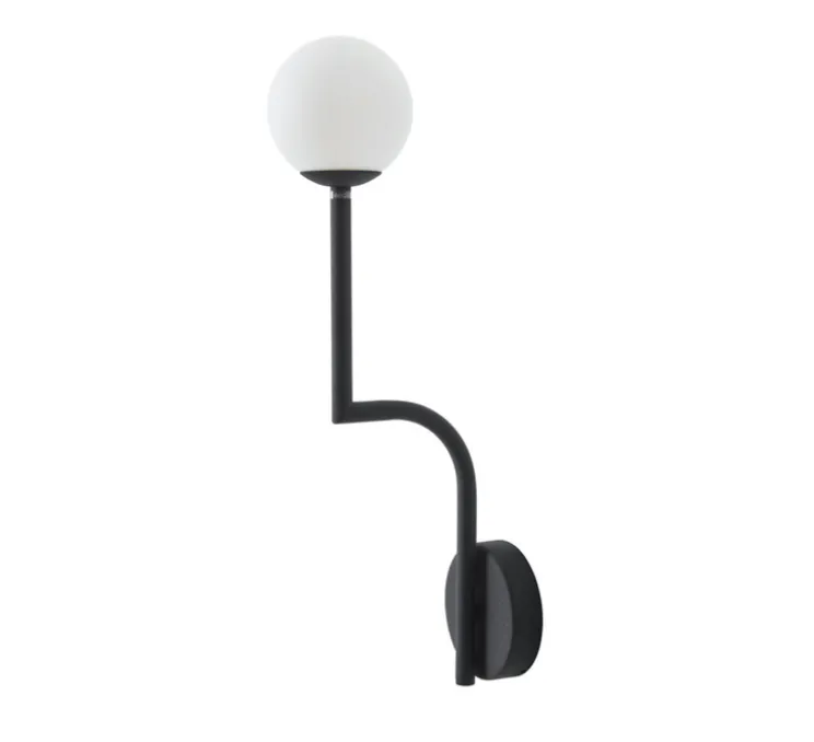 Applique murale, Mobil 46, noir, en saillie, L15cm, H45cm - PHOLC