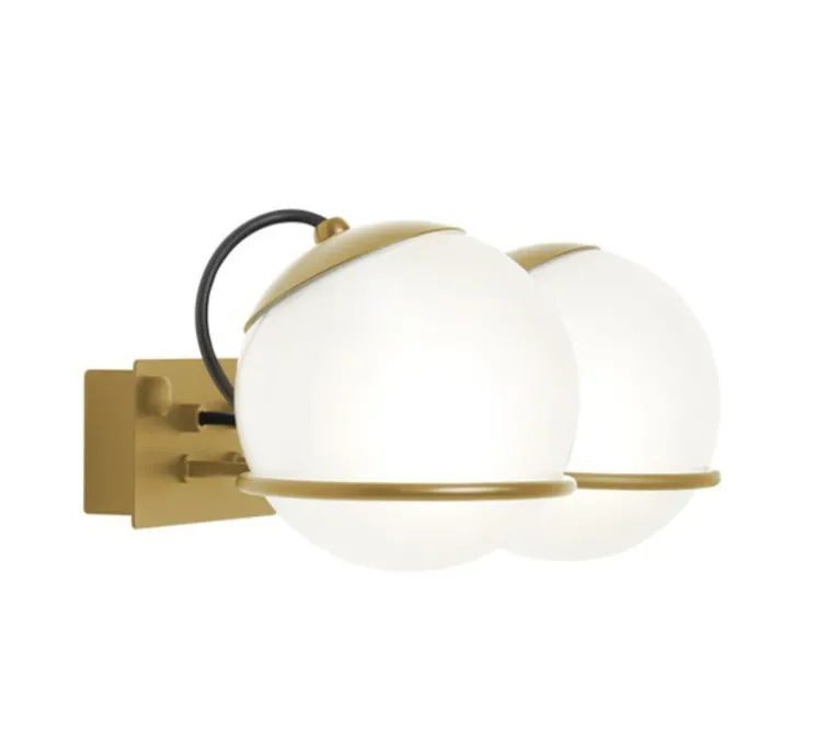 Applique murale, Model 237/2, champagne, L31cm, H23cm - Astep