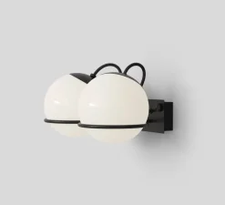 Applique murale, Model 238/2, noir, L45cm, H32cm - Astep