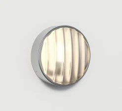 Applique murale, Montréal 220, acier inoxydable brossé, IP44, L22cm, H22cm - Astro