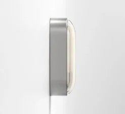 Applique*Astro Applique murale, Montréal oval, , IP44, L12,5cm, H27,5cm - acier inoxydable brossé